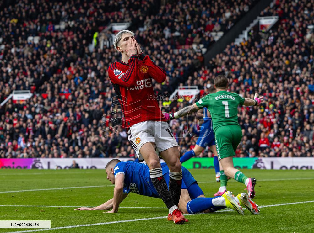 (SP)BRITAIN-MANCHESTER-FOOTBALL-ENGLISH PREMIER LEAGUE-MANCHESTER UNITED VS EVERTON