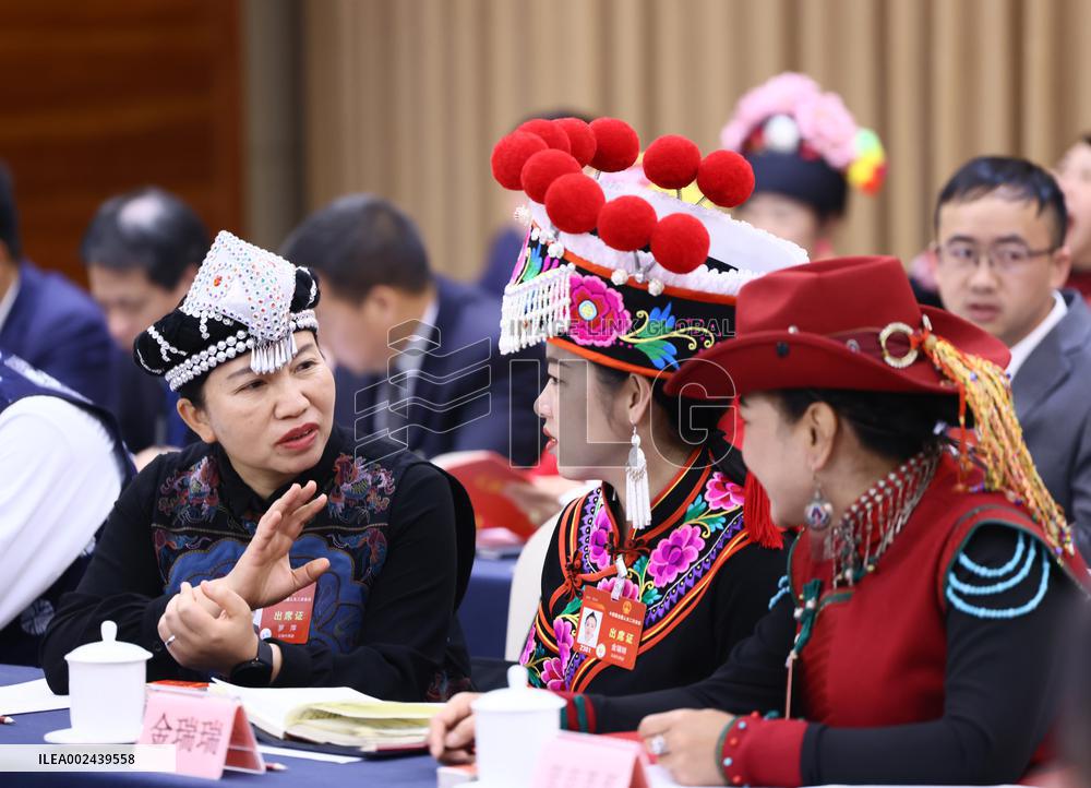 (TWO SESSIONS) CHINA-BEIJING-NPC-YUNNAN DELEGATION-GROUP MEETING (CN)