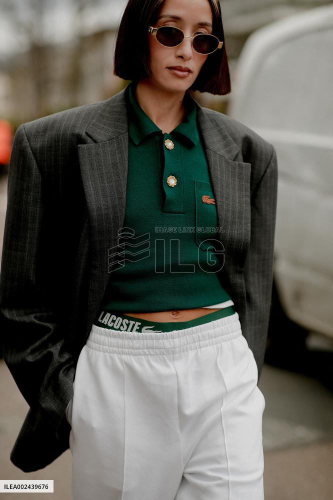 PFW - Lacoste Street Style