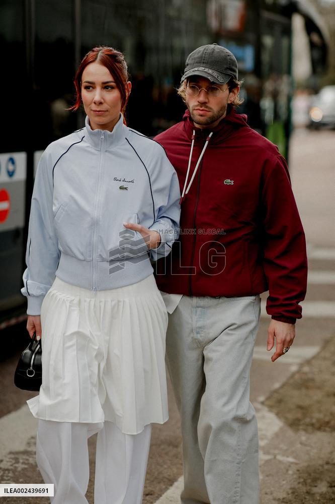 PFW - Lacoste Street Style