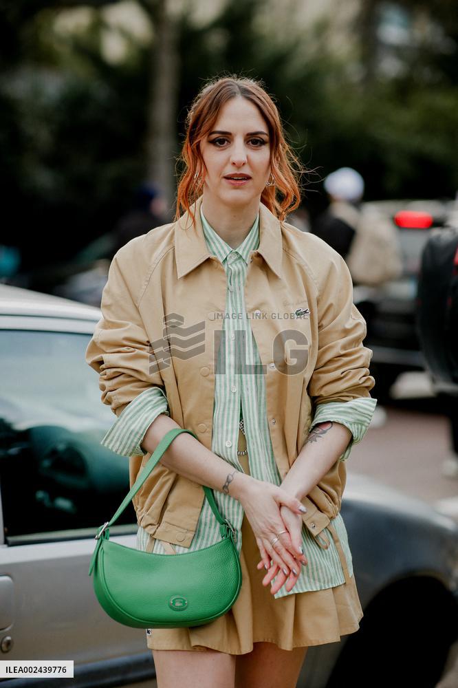 PFW - Lacoste Street Style
