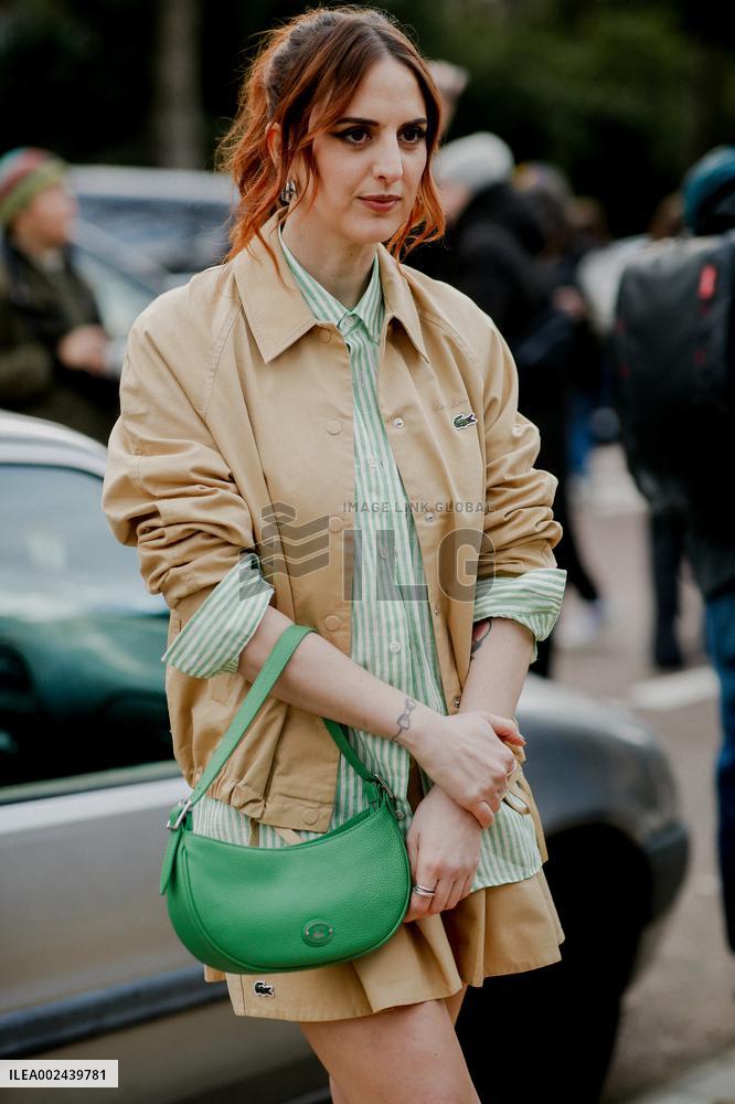 PFW - Lacoste Street Style