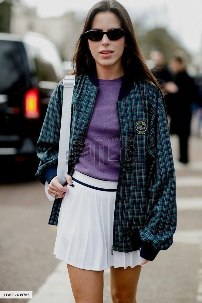 PFW - Lacoste Street Style