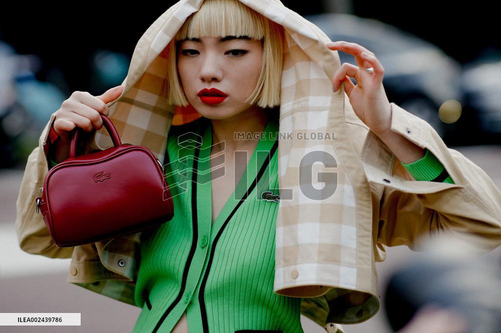 PFW - Lacoste Street Style