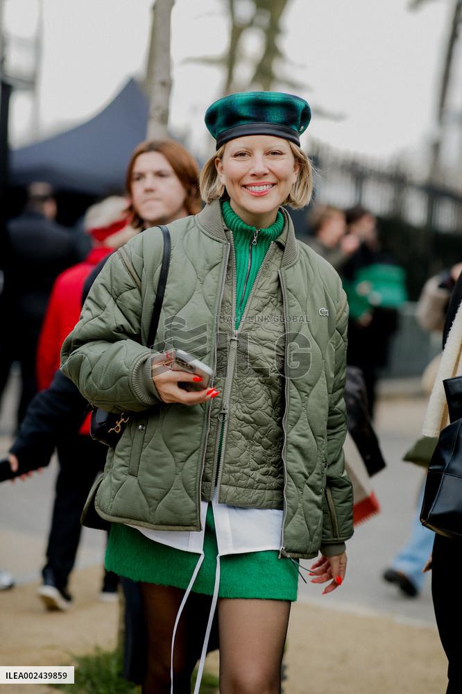 PFW - Lacoste Street Style