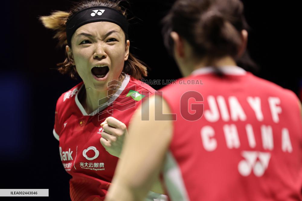 (SP)FRANCE-PARIS-BADMINTON-FRENCH OPEN-WOMEN'S DOUBLES FINAL