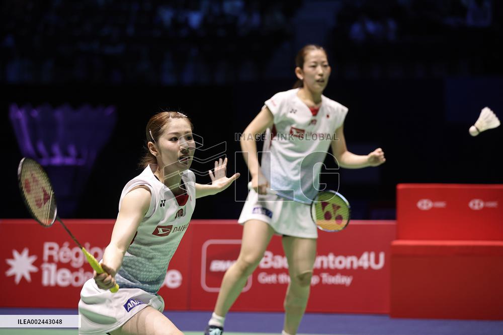 (SP)FRANCE-PARIS-BADMINTON-FRENCH OPEN-WOMEN'S DOUBLES FINAL