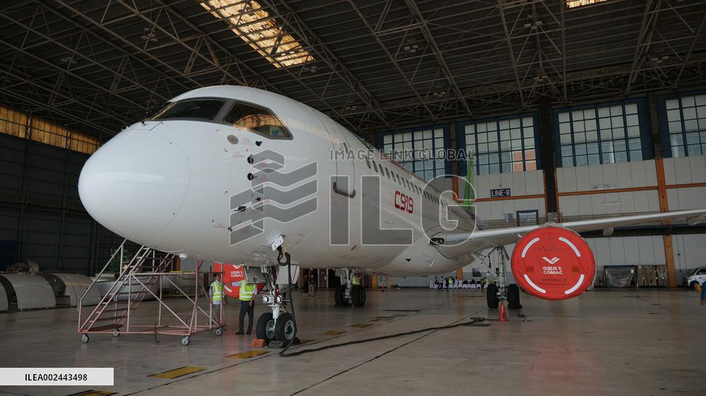 INDONESIA-JAKARTA-COMAC-C919-ARJ21-STATIC DISPLAY
