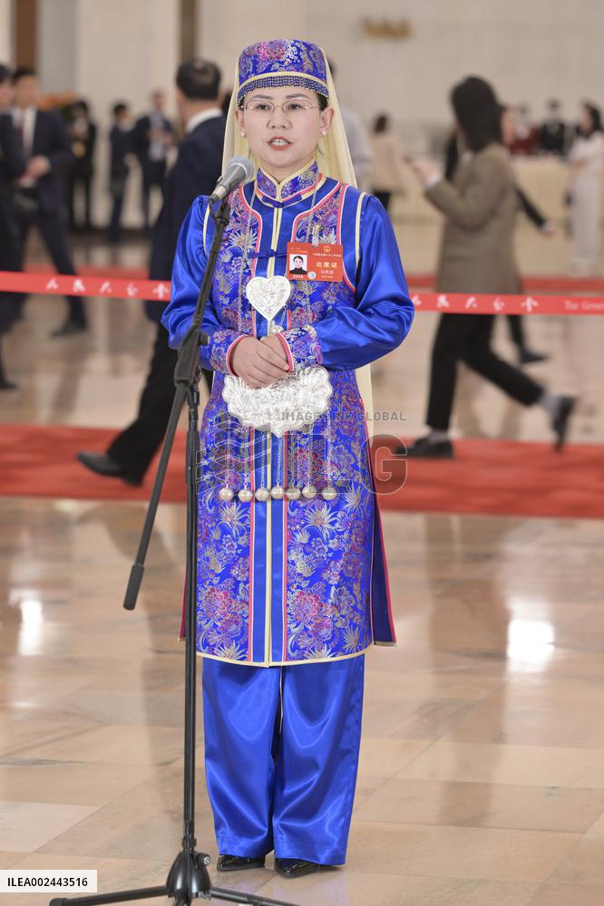 (TWO SESSIONS) CHINA-BEIJING-NPC-DEPUTIES-INTERVIEW (CN)