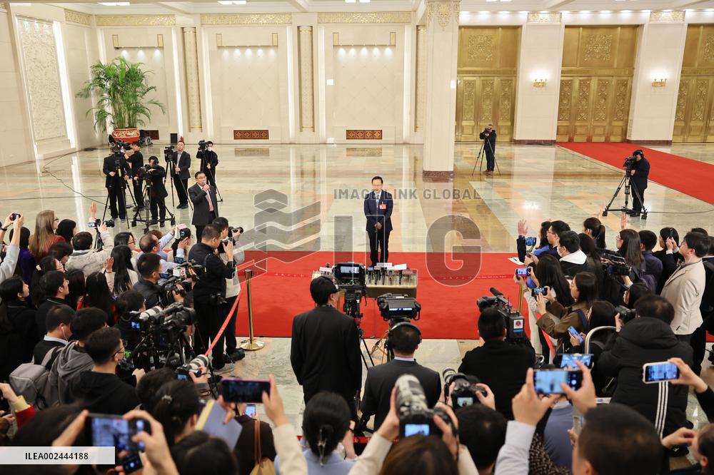 (TWO SESSIONS) CHINA-BEIJING-NPC-MINISTERS-INTERVIEW (CN)