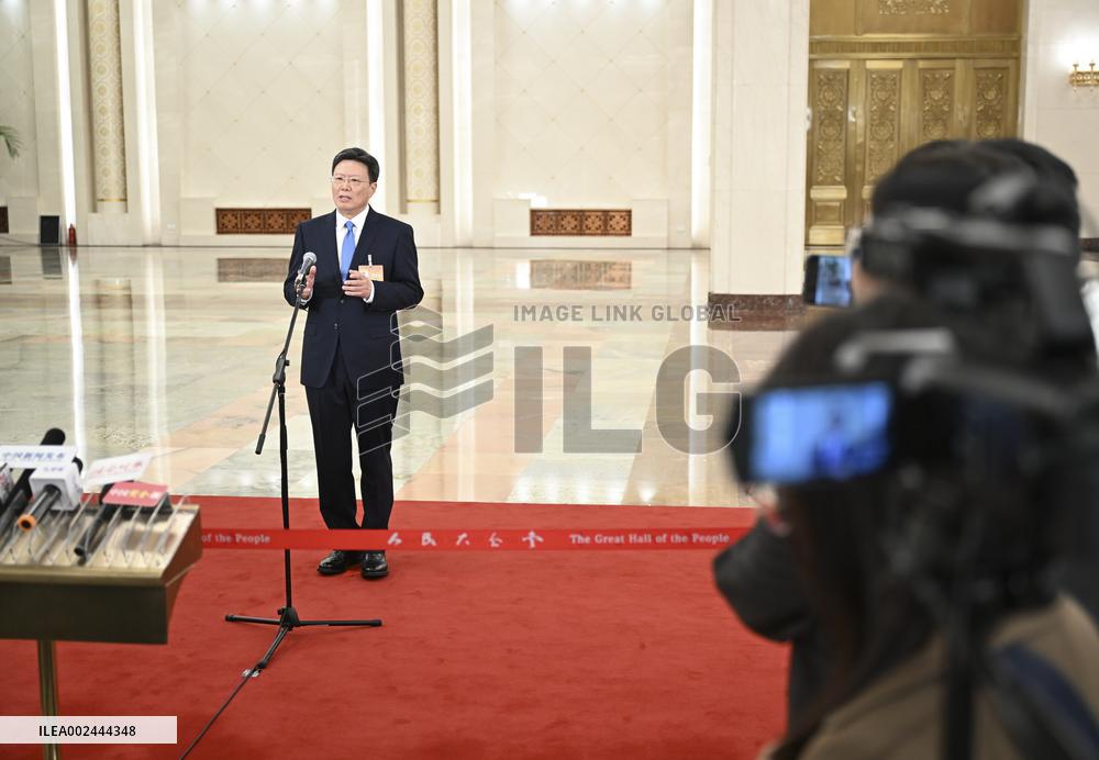 (TWO SESSIONS) CHINA-BEIJING-NPC-MINISTERS-INTERVIEW (CN)