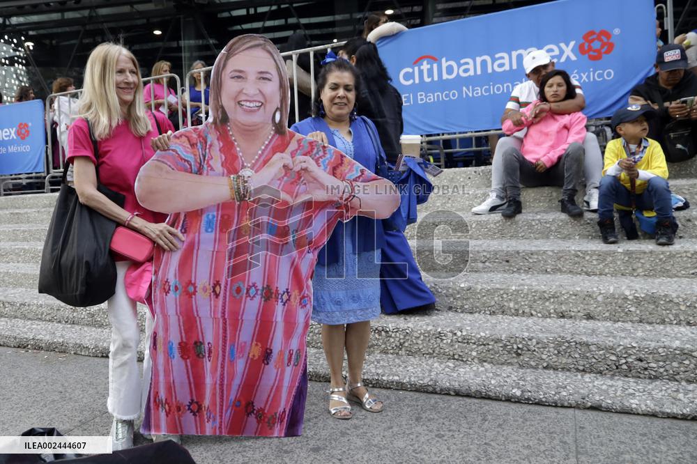 Presidential Candidate Xochitl Galvez Campaigns - Mexico