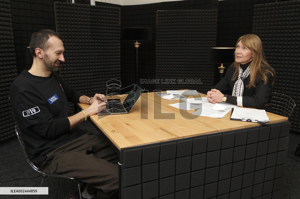 Iryna Soloshenko takes part in Leshchenko Asks program by Ukrinform