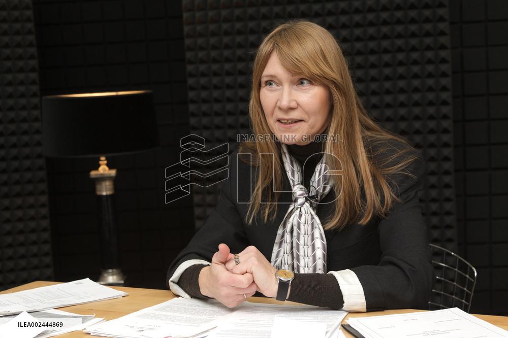 Iryna Soloshenko takes part in Leshchenko Asks program by Ukrinform