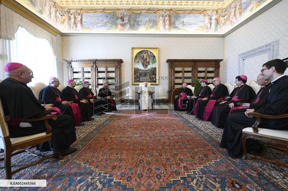 Pope Francis Receives Bishops Of The Marche - Vatican