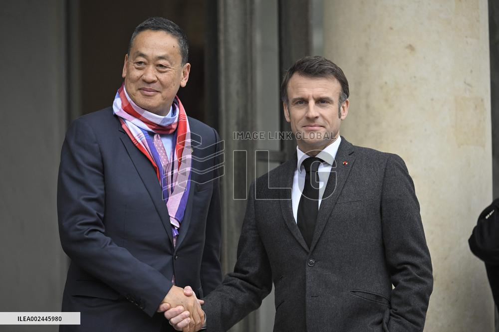 Thailand's PM Srettha Thavisin At The Elysee - Paris