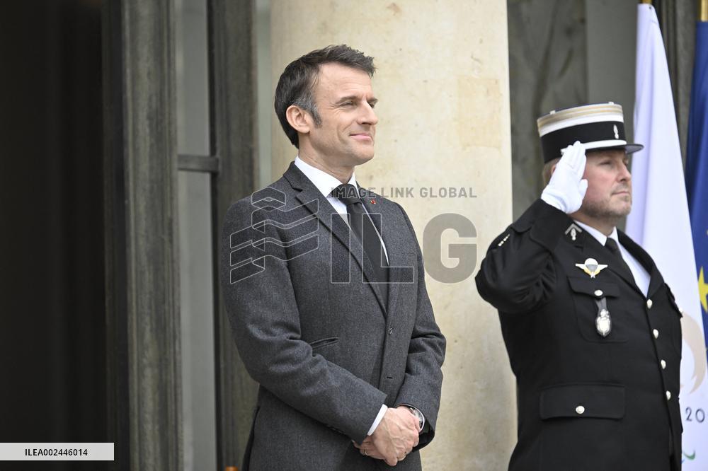 Thailand's PM Srettha Thavisin At The Elysee - Paris