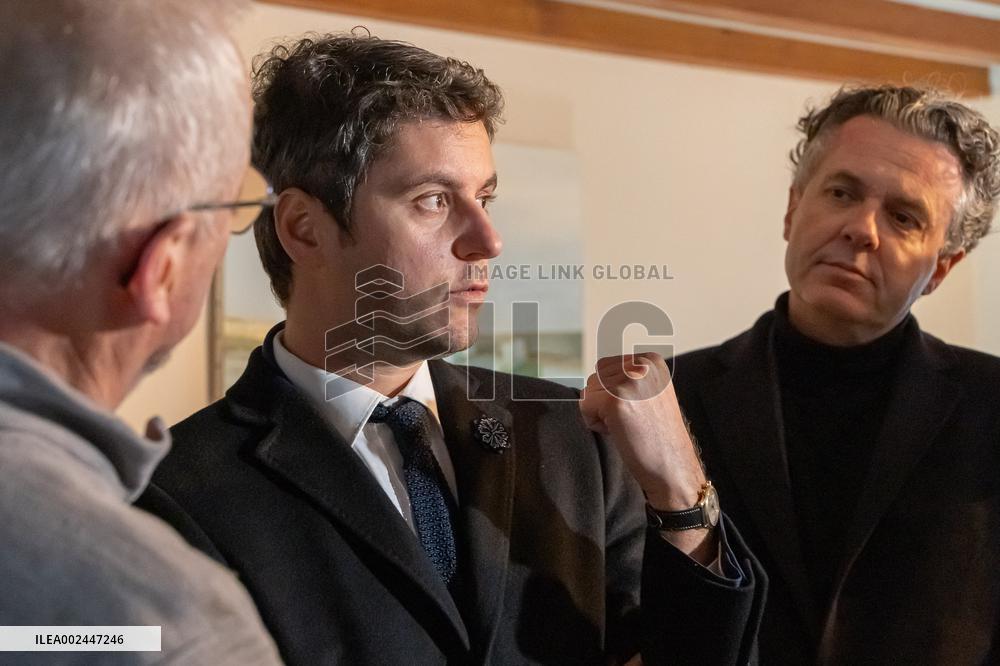 PM Attal on visit in Pas de Calais