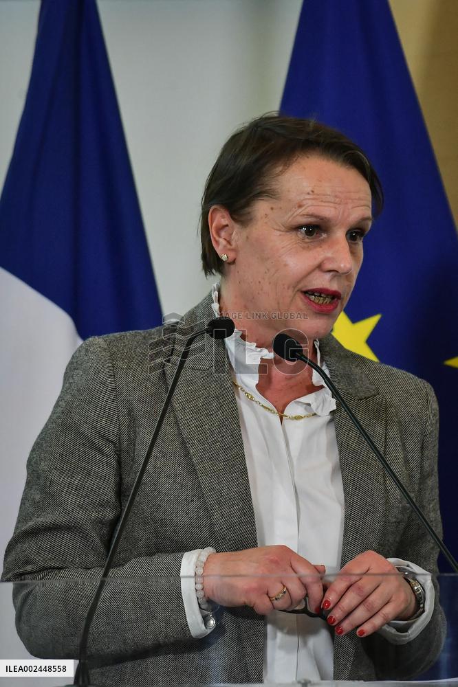 Olympics And Arts Press Event - Paris