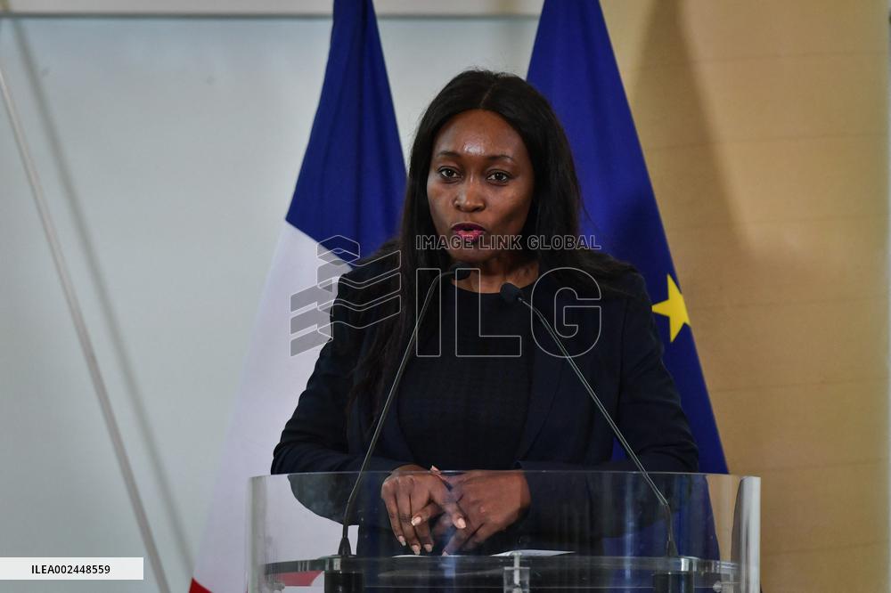 Olympics And Arts Press Event - Paris