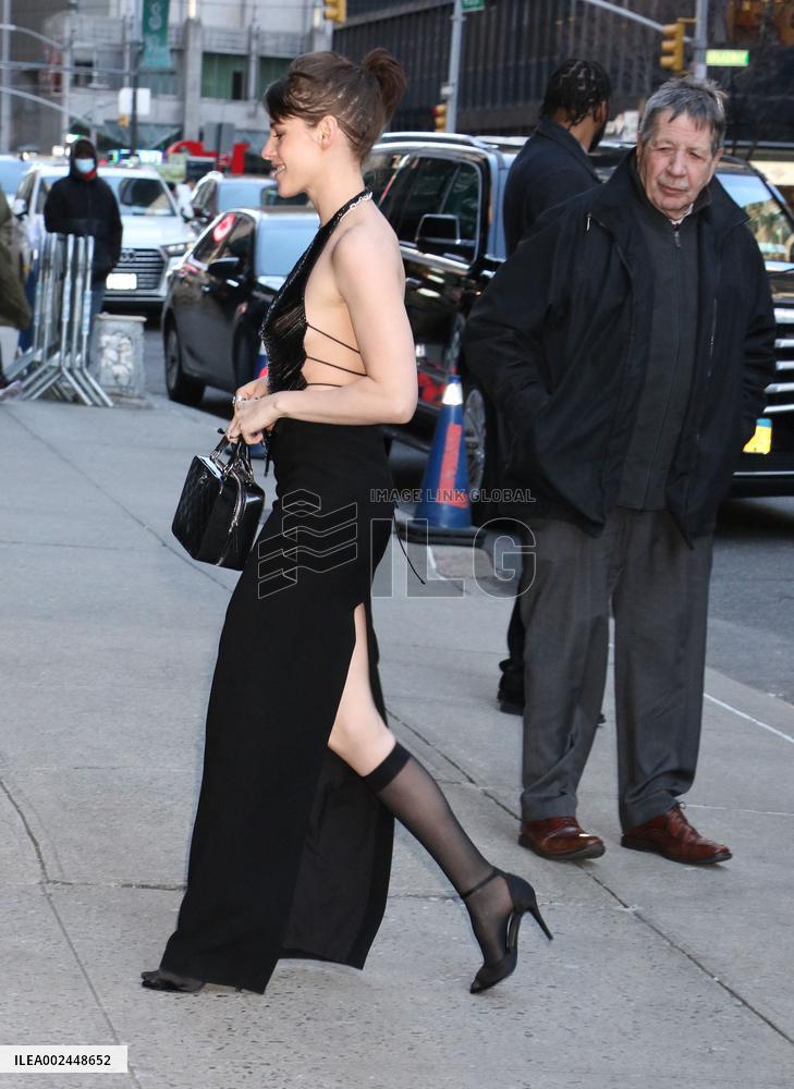 Kristen Stewart At The Late Show - NYC