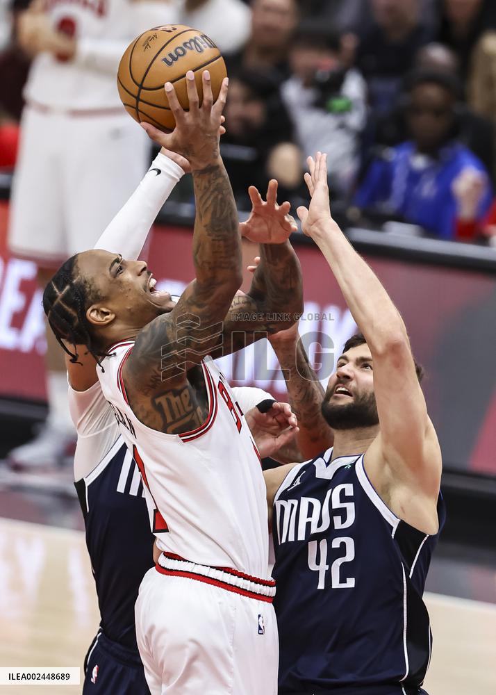 (SP)U.S.-CHICAGO-BASKETBALL-NBA-BULLS VS MAVERICKS