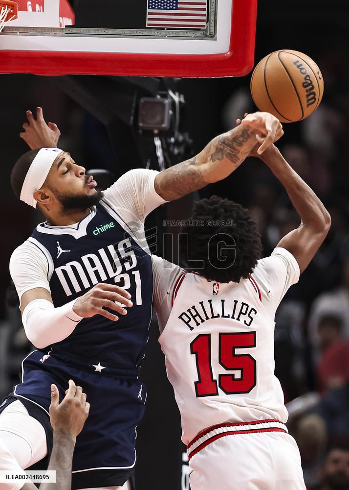 (SP)U.S.-CHICAGO-BASKETBALL-NBA-BULLS VS MAVERICKS