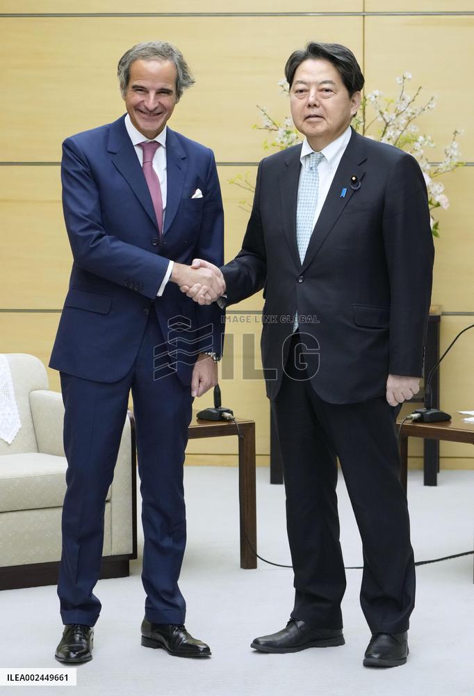 IAEA chief in Japan