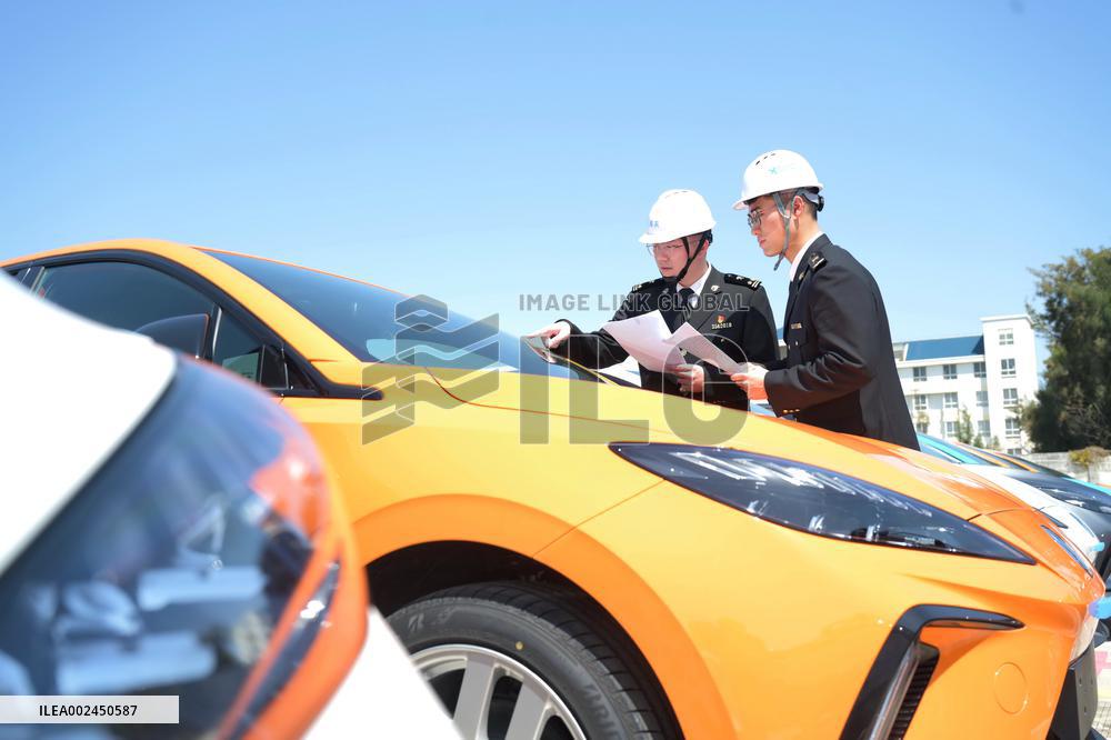 CHINA-FUJIAN-FUZHOU PORT-VEHICLES-EXPORT(CN)