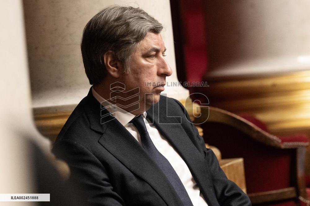 French Parliament debates on security pact with Ukraine - Paris