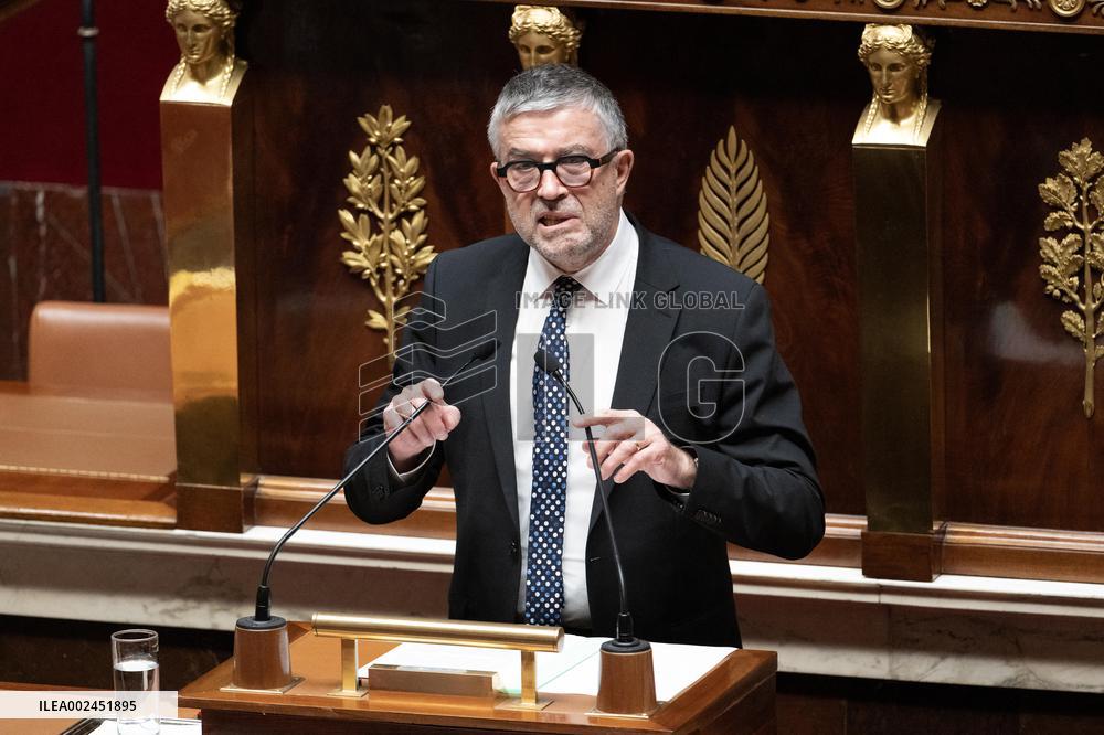 French Parliament debates on security pact with Ukraine - Paris