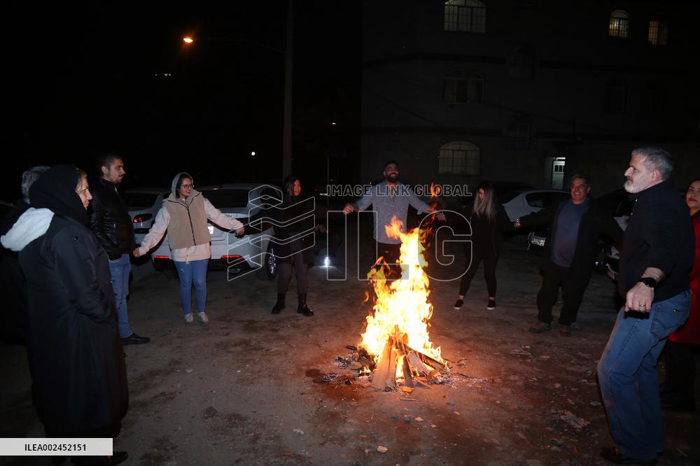 IRAN-TEHRAN-FIRE FESTIVAL