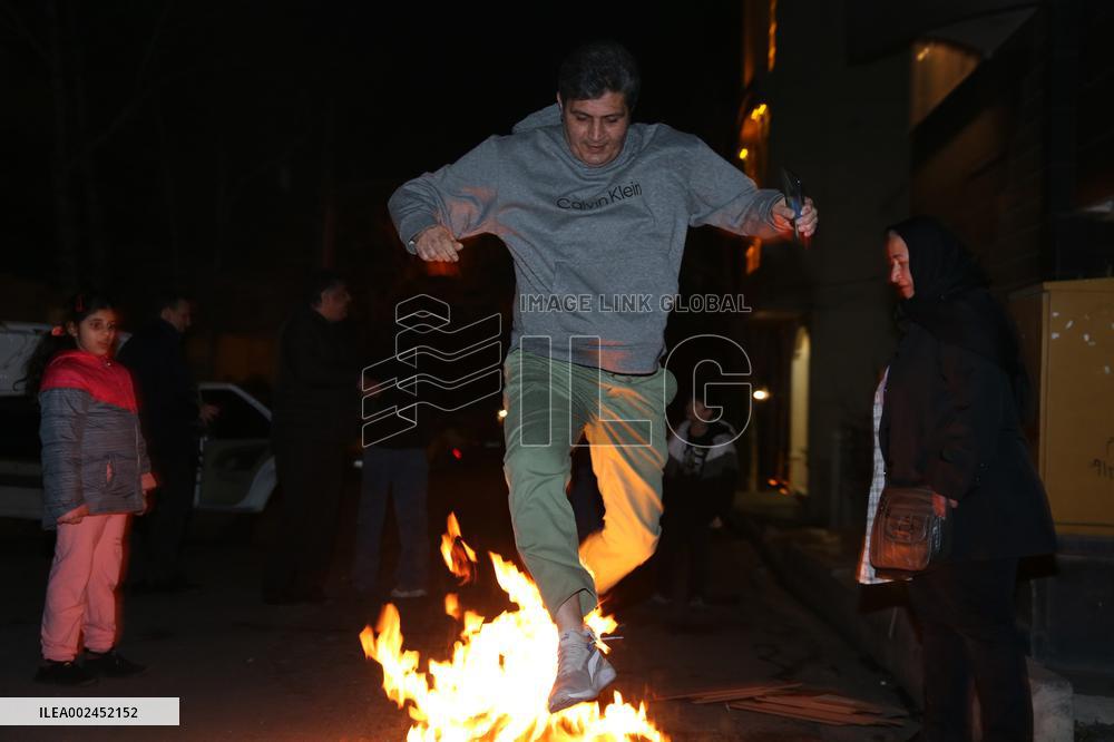 IRAN-TEHRAN-FIRE FESTIVAL