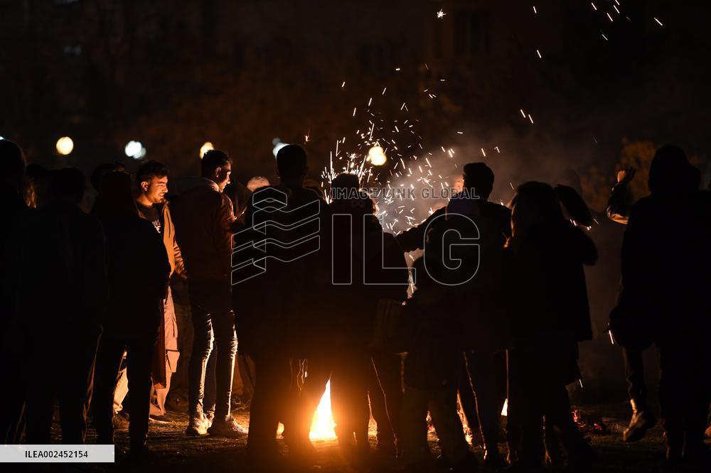IRAN-TEHRAN-FIRE FESTIVAL