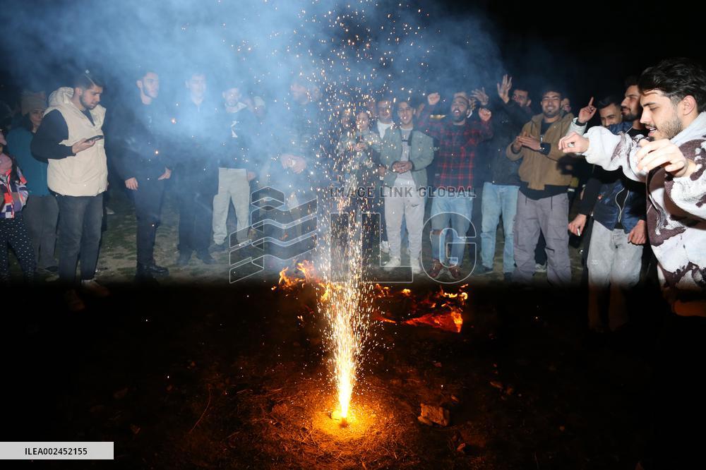 IRAN-TEHRAN-FIRE FESTIVAL