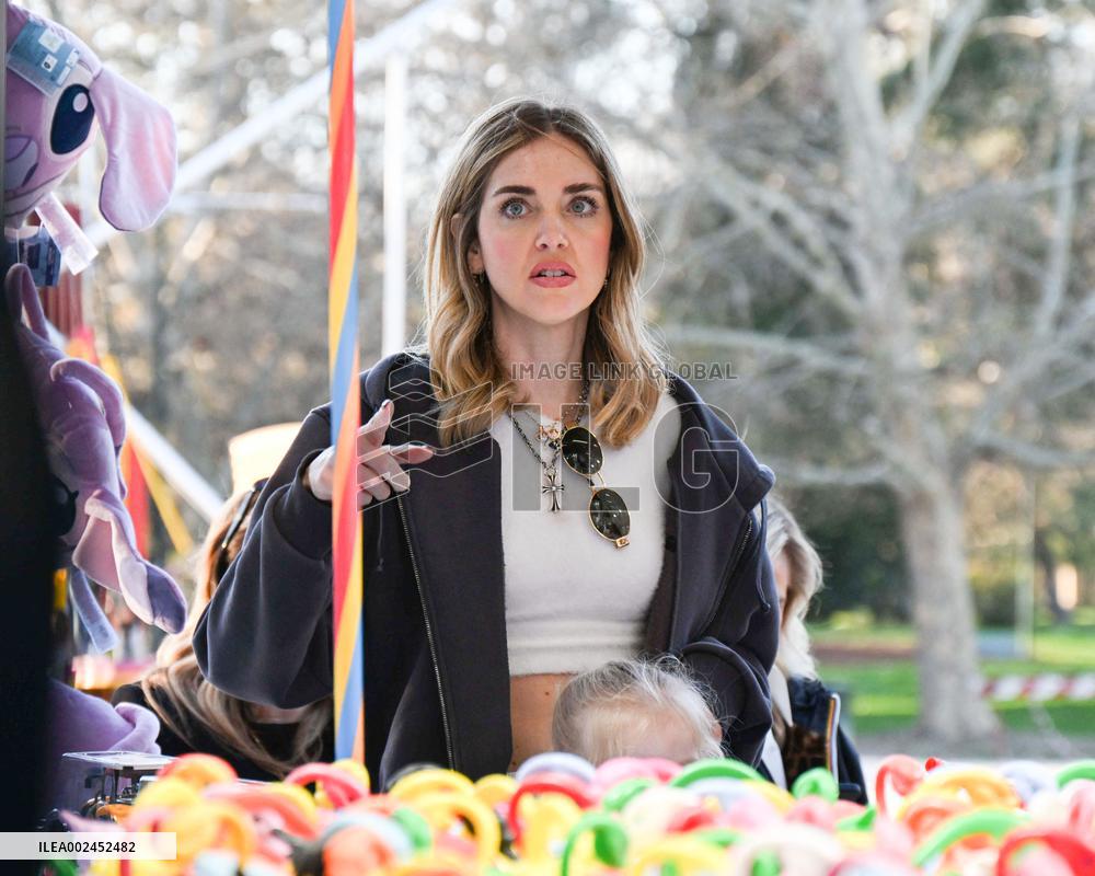 Chiara Ferragni At The Park - Milan