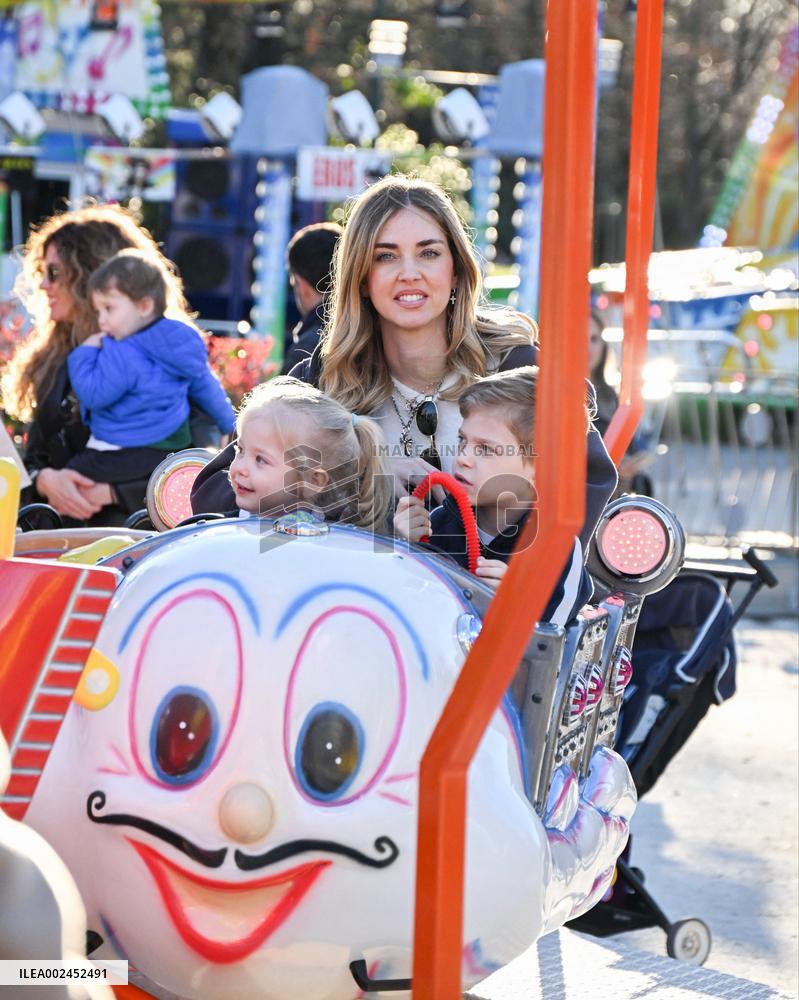 Chiara Ferragni At The Park - Milan
