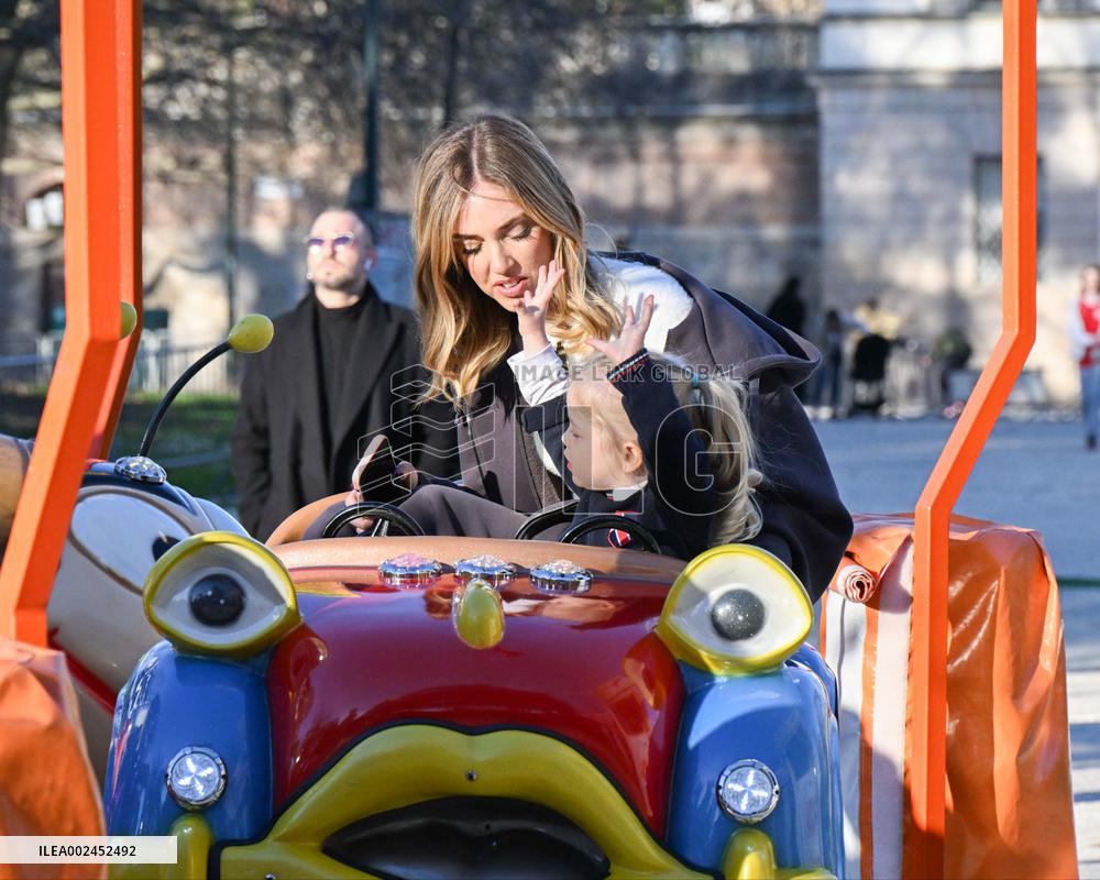 Chiara Ferragni At The Park - Milan