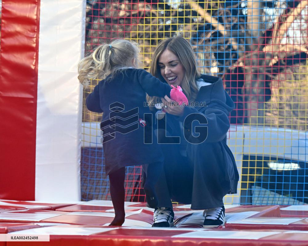 Chiara Ferragni At The Park - Milan