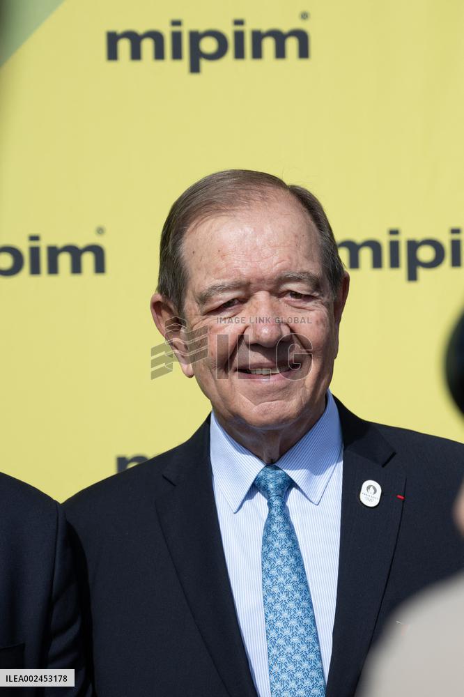 Guillaume Kasbarian Visits The MIPIM Trade Fair - Cannes