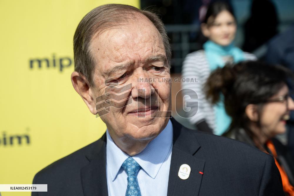 Guillaume Kasbarian Visits The MIPIM Trade Fair - Cannes