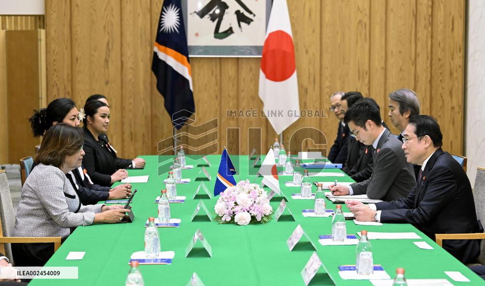 Marshall Island President Heine in Tokyo