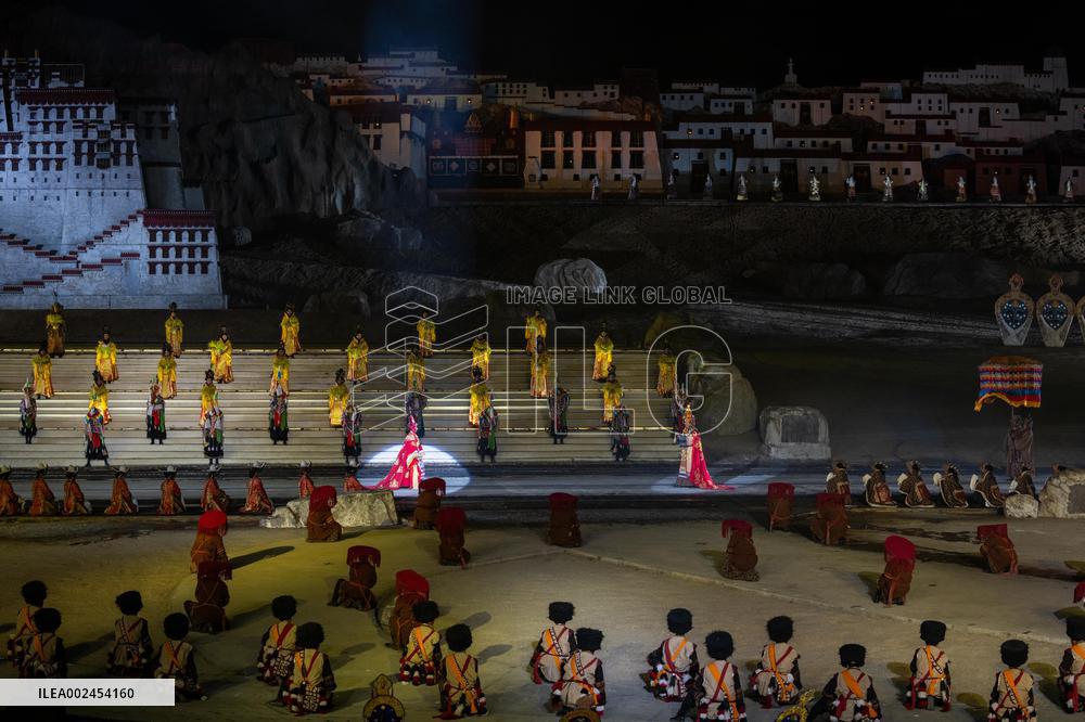 (InXizang) CHINA-XIZANG-LHASA-OPERA-PRINCESS WENCHENG (CN)