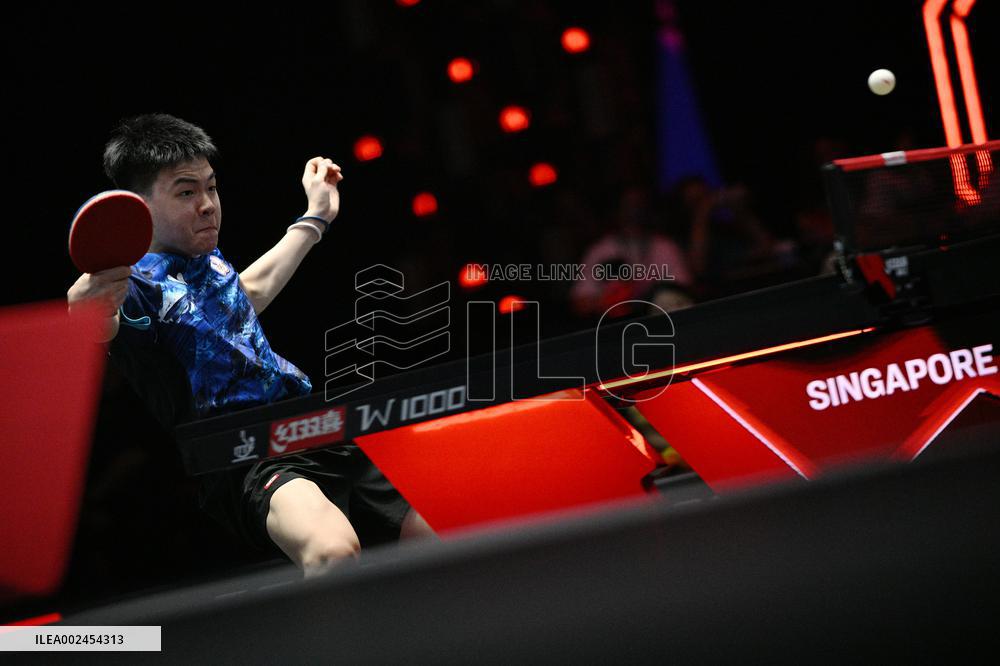 (SP)SINGAPORE-TABLE TENNIS-WTT SINGAPORE SMASH-MEN'S SINGLES