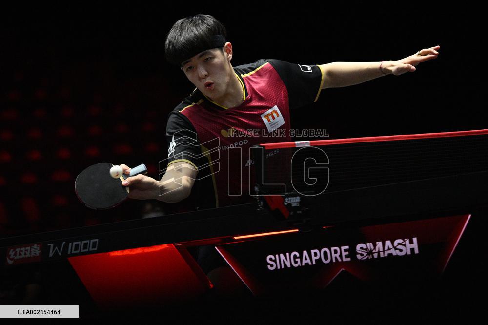 (SP)SINGAPORE-TABLE TENNIS-WTT SINGAPORE SMASH-MEN'S SINGLES