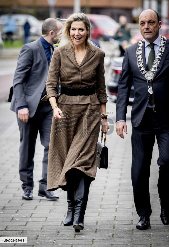 Queen Maxima Visits Students Art Camp - Netherlands