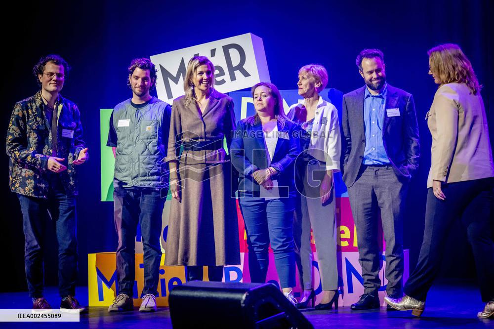 Queen Maxima Visits Students Art Camp - Netherlands