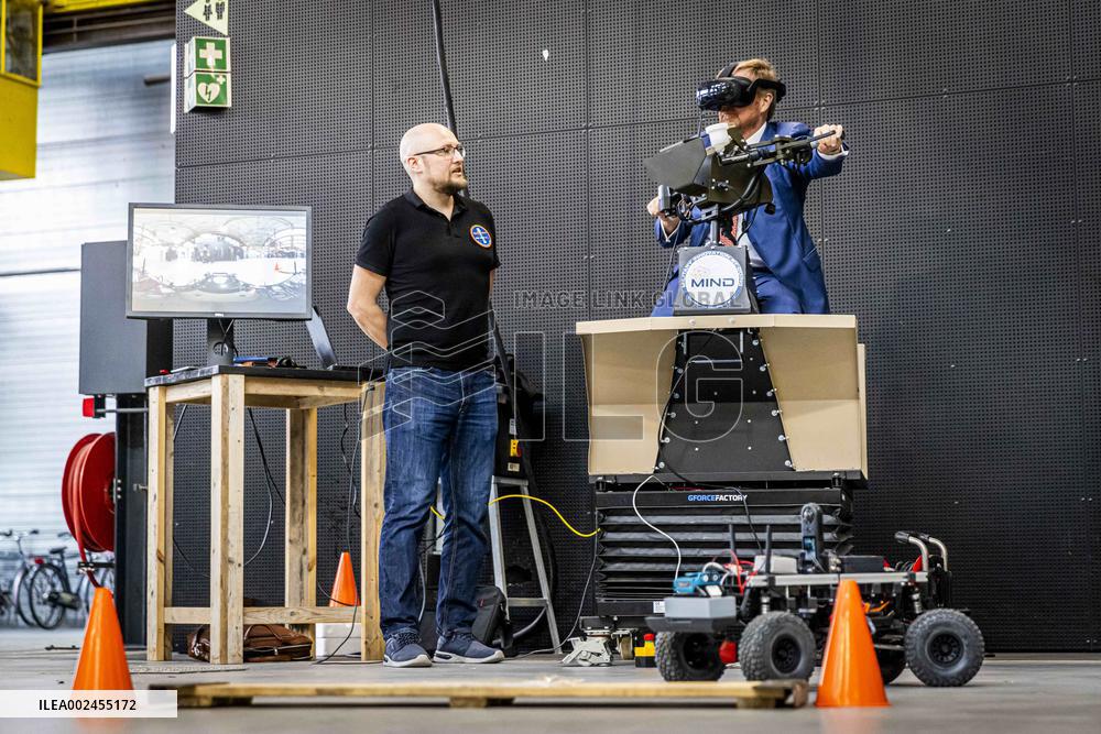 King Willem-Alexander Visits Innovation Hub Mindbase - Rotterdam