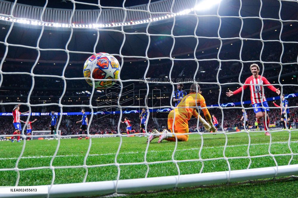 (SP)SPAIN-MADRID-FOOTBALL-UEFA CHAMPIONS LEAGUE-ROUND OF 16-ATLETICO MADRID VS INTER MILAN
