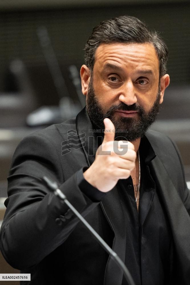 Cyril Hanouna hearing at the National Assembly - Paris